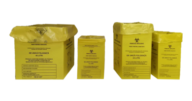 cutie deseuri cu risc biologic